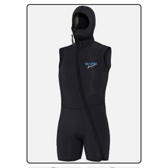 Bare Other - Bare S-Flex 7mm Men’s Neoprene Step-In Vest  Hood  Scuba Diving Snorkeling Suit